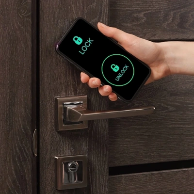 The Woodlands vivint connected smart lock